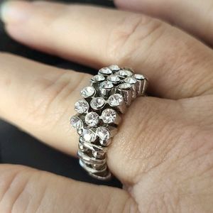 Cookie Lee crystal ring